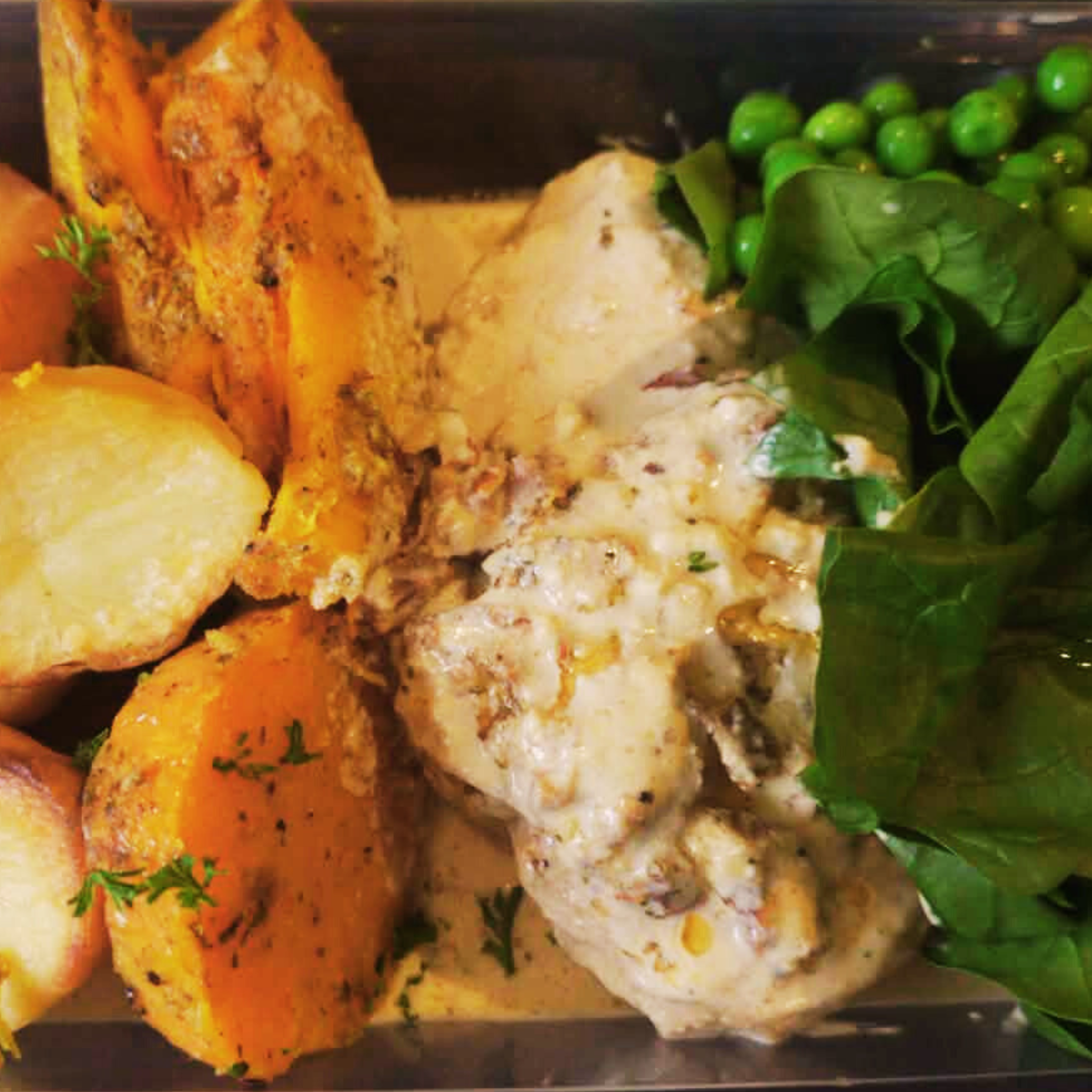 A photo of Creamy Tuscan Chicken prepared by the Nourish Queen - Nelson.