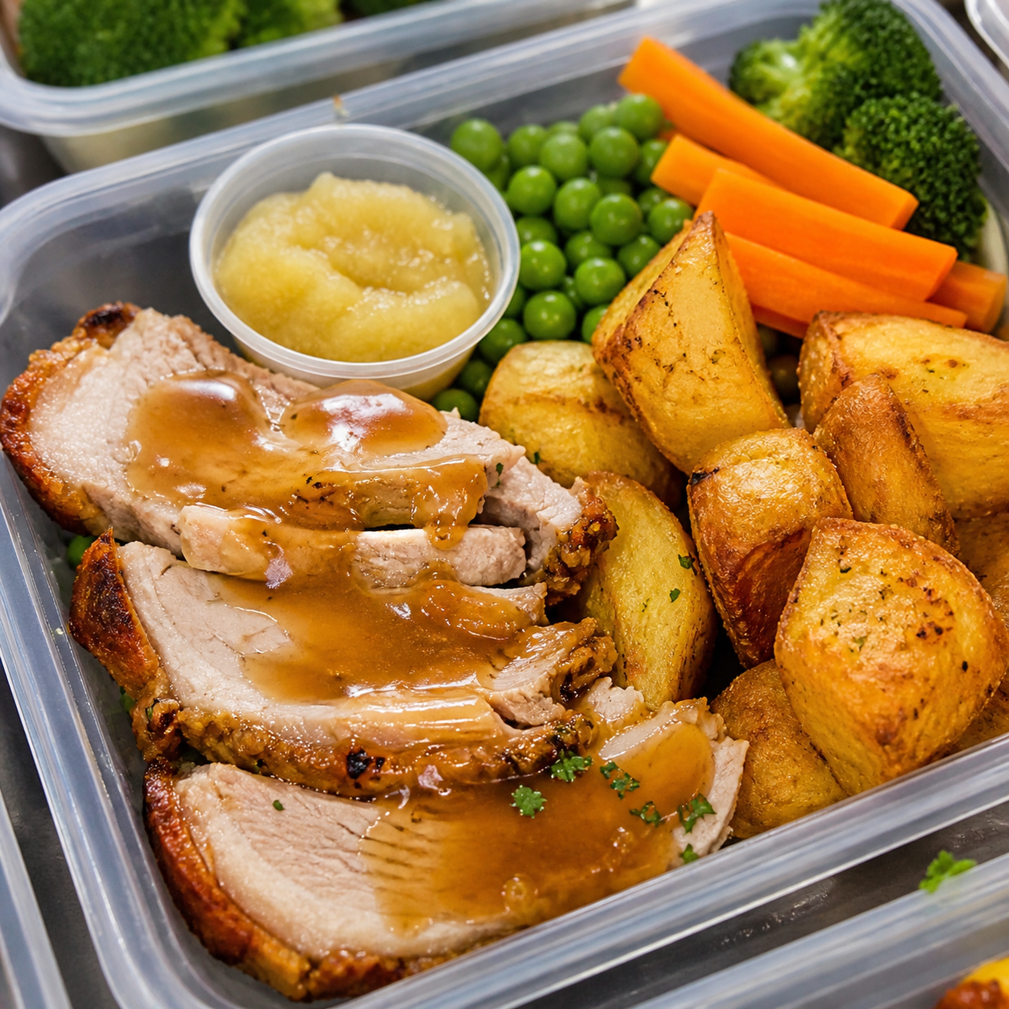 Classic Roast Pork with Crispy Potatoes